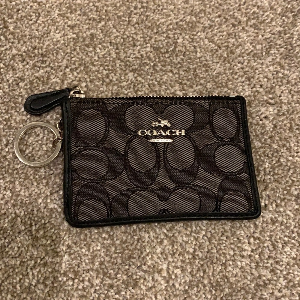 Coach ID key chain mini wallet